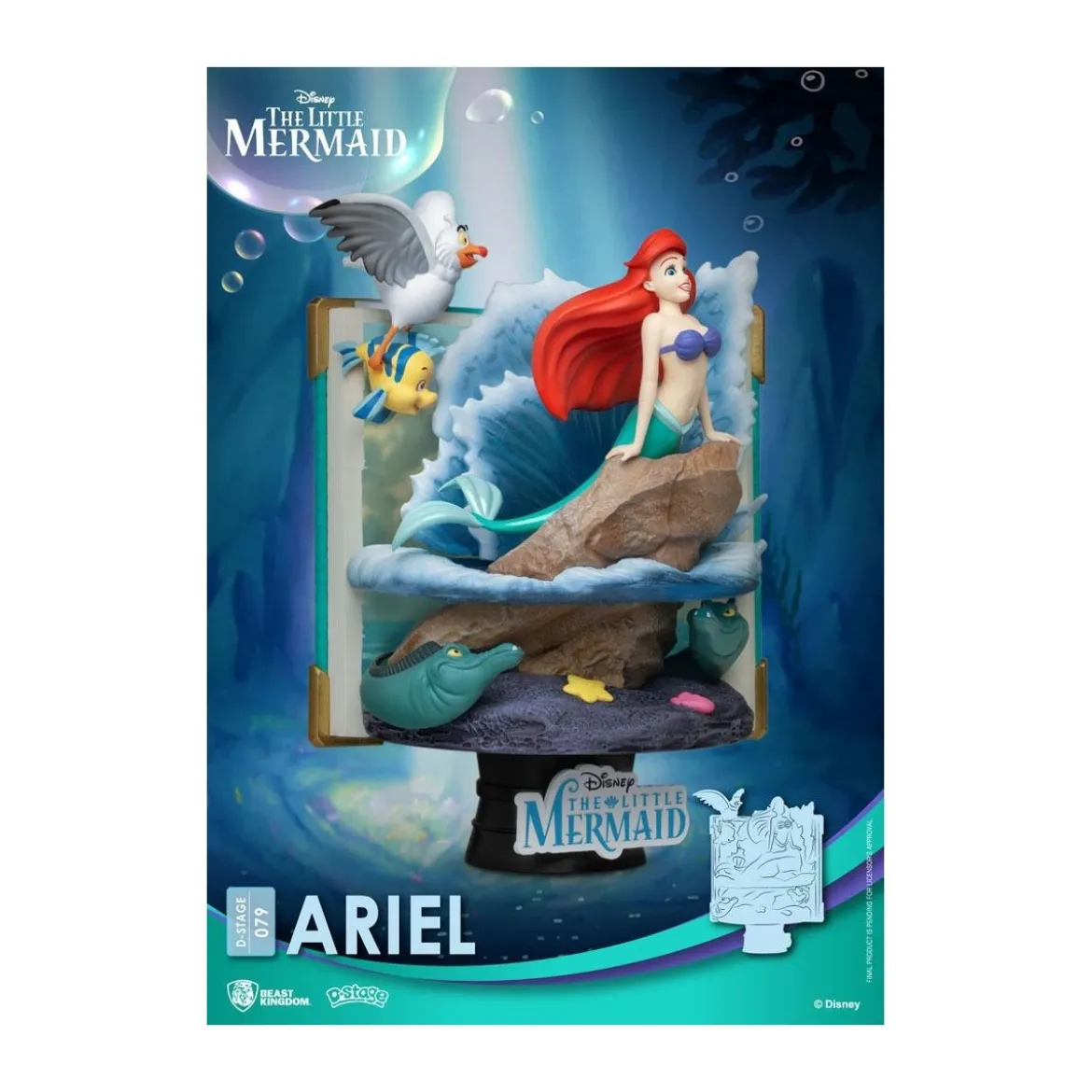 Beast Kingdom Disney La Petite Sirene diorama ARIEL - D-Stage Story Book Series