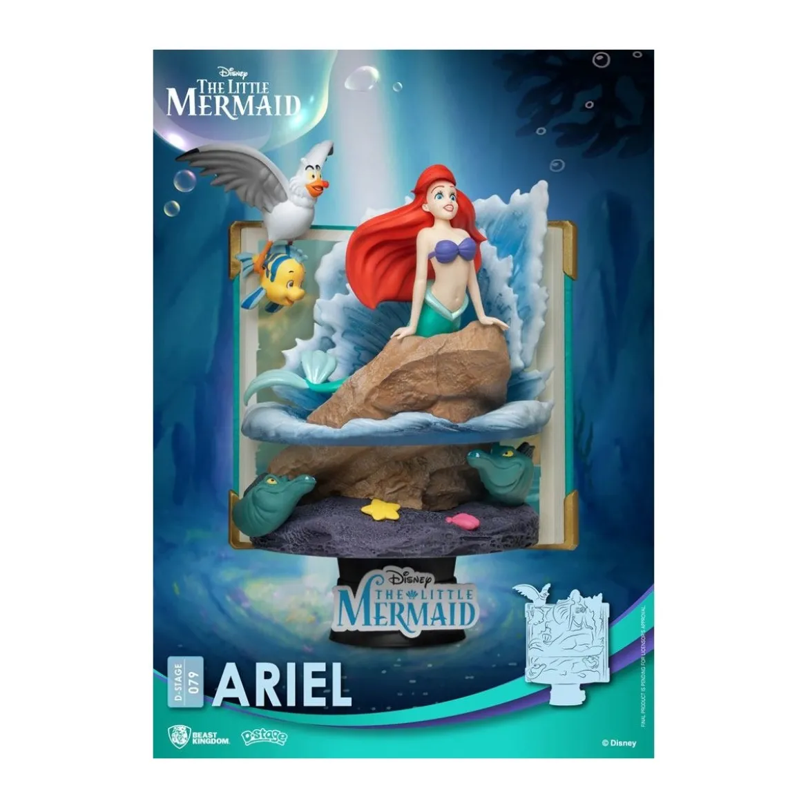 Beast Kingdom Disney La Petite Sirene diorama ARIEL - D-Stage Story Book Series