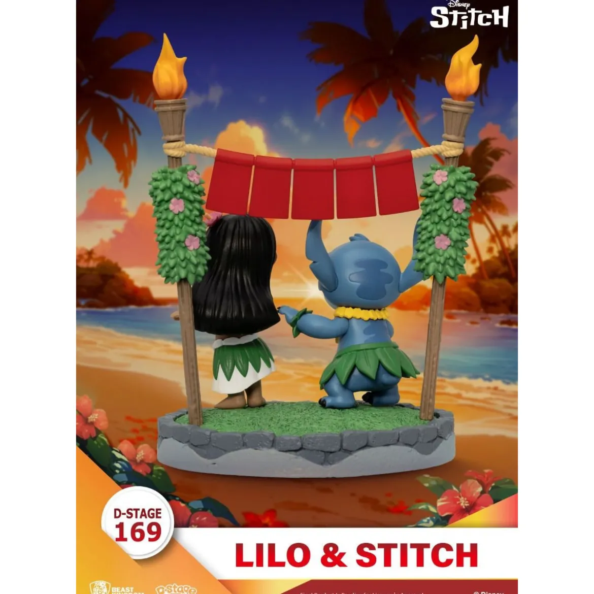 Beast Kingdom Disney Lilo & Stitch - Aloha Stitch - D-Stage