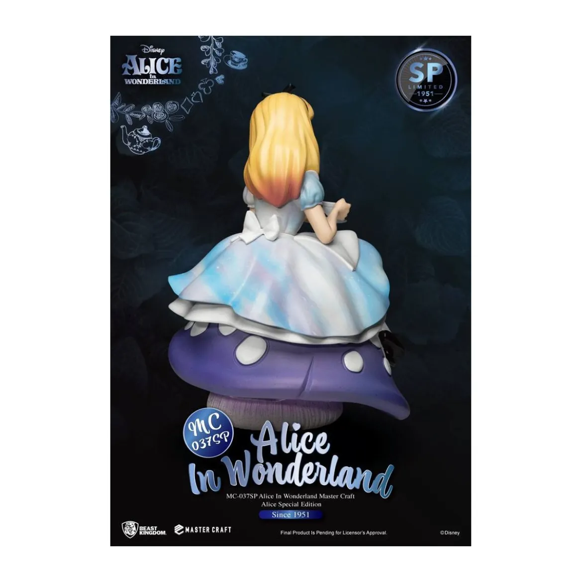 Beast Kingdom Disney - Master Craft Alice au pays des merveilles Special Edition