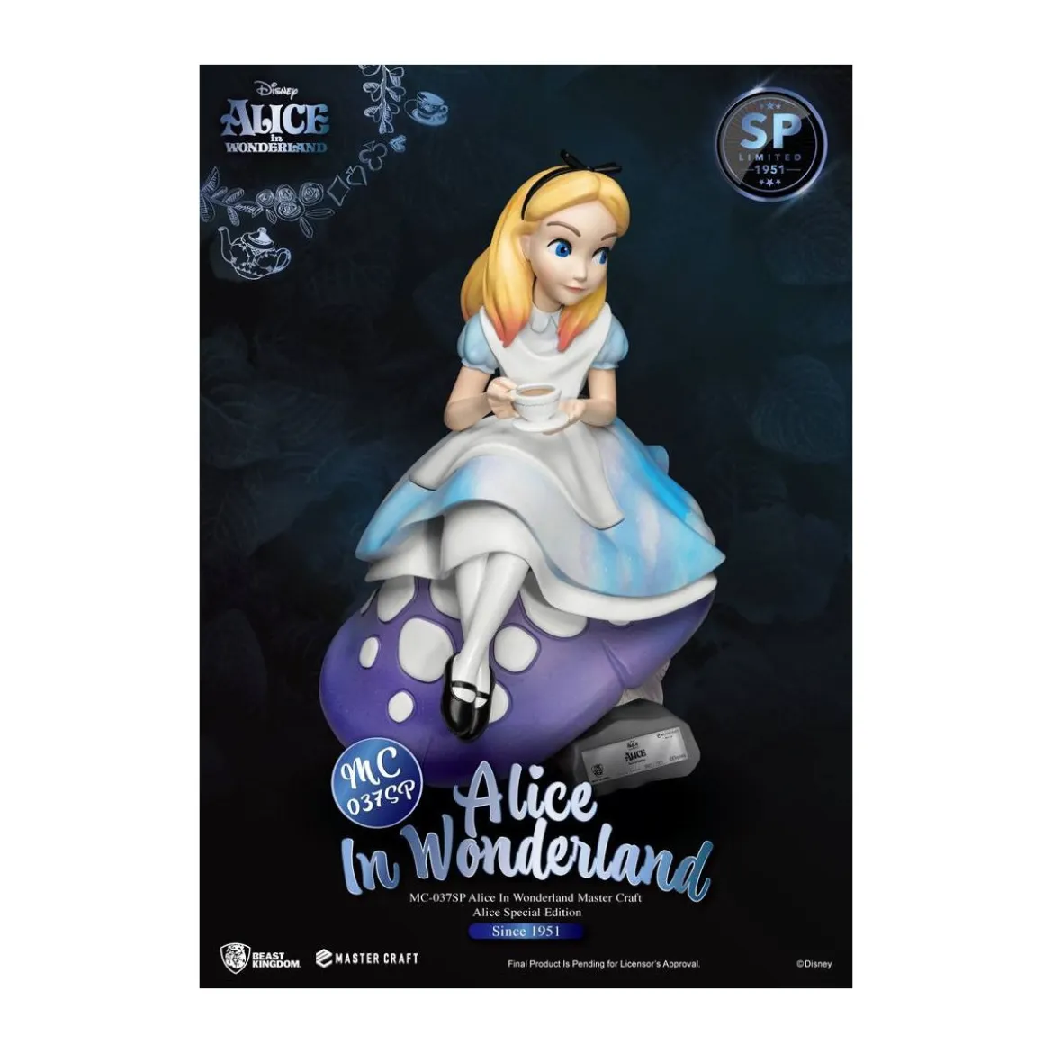 Beast Kingdom Disney - Master Craft Alice au pays des merveilles Special Edition