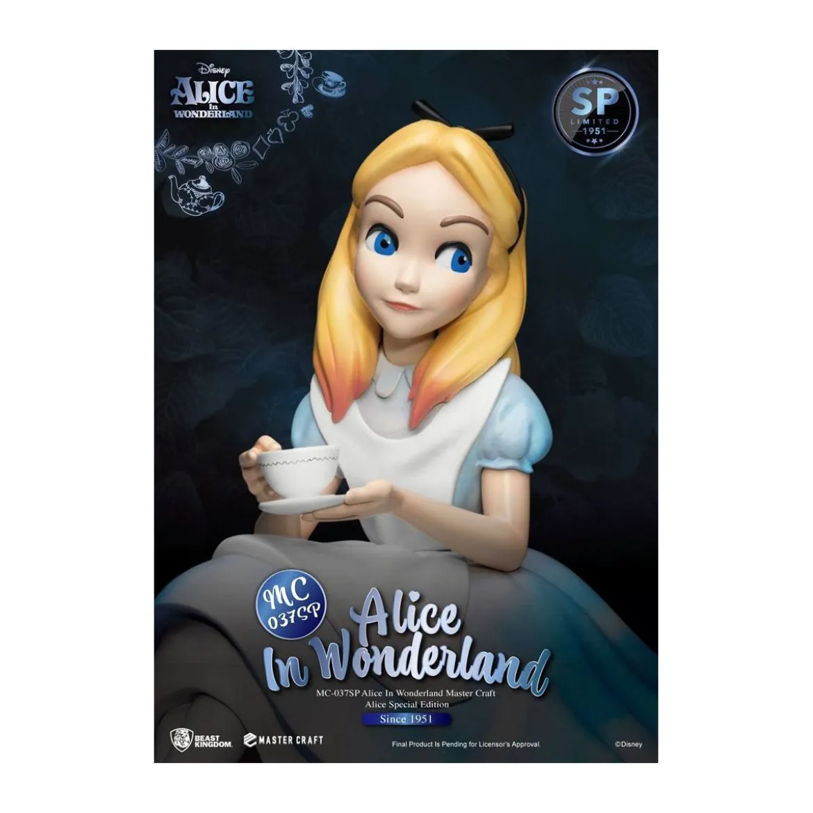 Beast Kingdom Disney - Master Craft Alice au pays des merveilles Special Edition