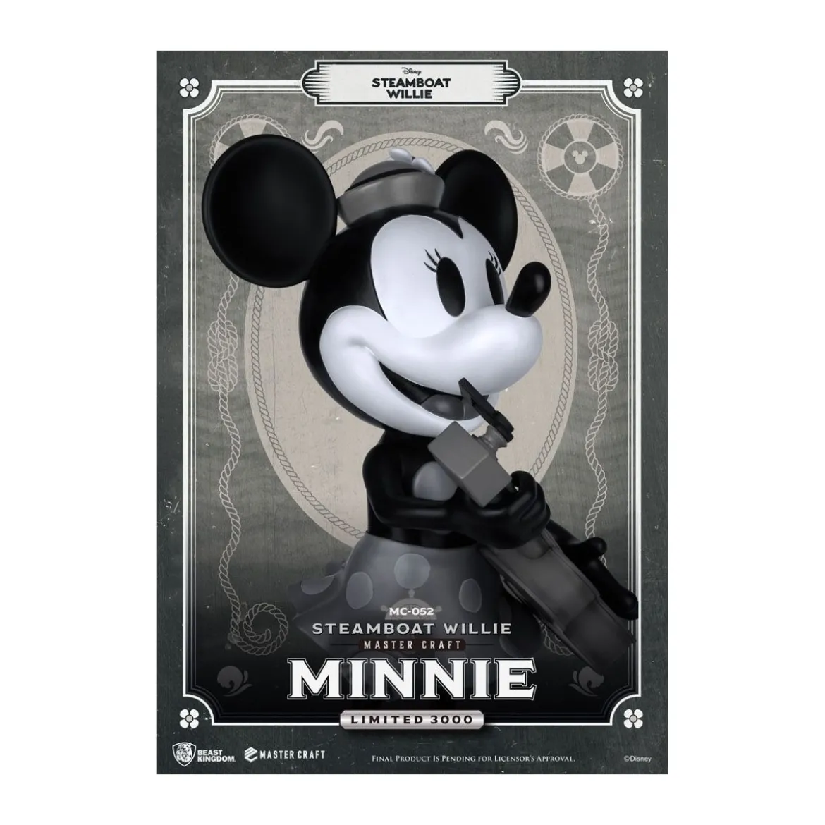 Beast Kingdom Disney - Master Craft Minnie Steamboat Willie