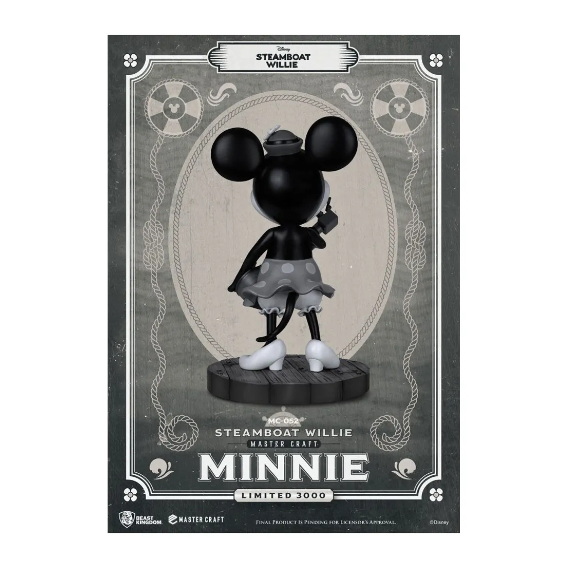 Beast Kingdom Disney - Master Craft Minnie Steamboat Willie