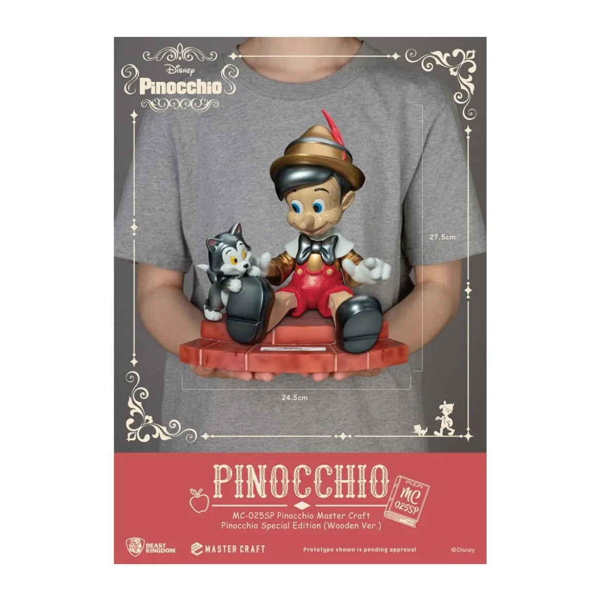 Beast Kingdom Disney - Master Craft Pinocchio Wooden Ver. Special Edition