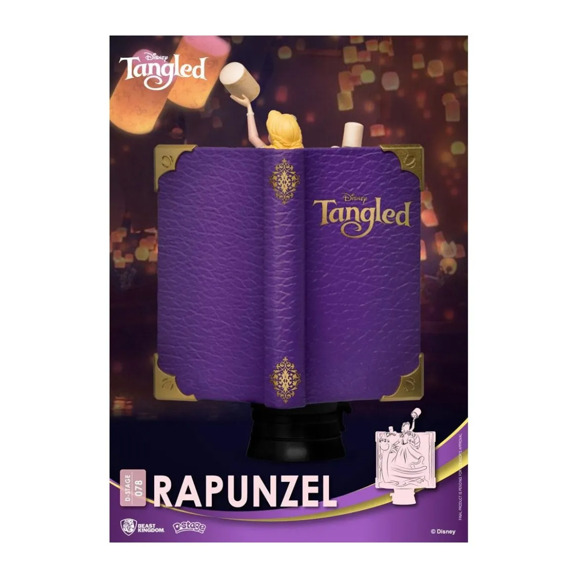 Beast Kingdom Disney Rapunzel diorama - D-Stage Story Book Series