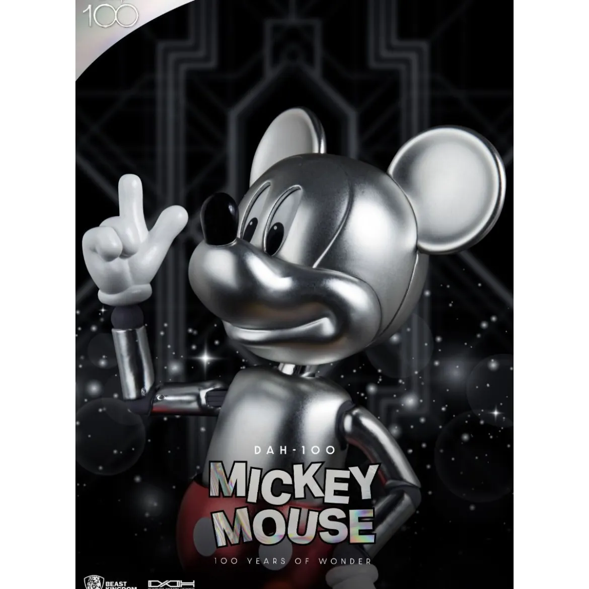 Beast Kingdom Disney 100 Years of Wonder - Mickey Mouse - Dynamic Action Heroes 1/9 - D100