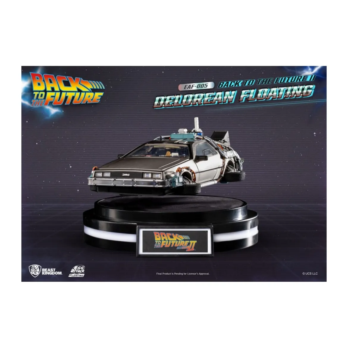 Beast Kingdom - Egg Attack Floating Back to the Future II DeLorean Standard Version