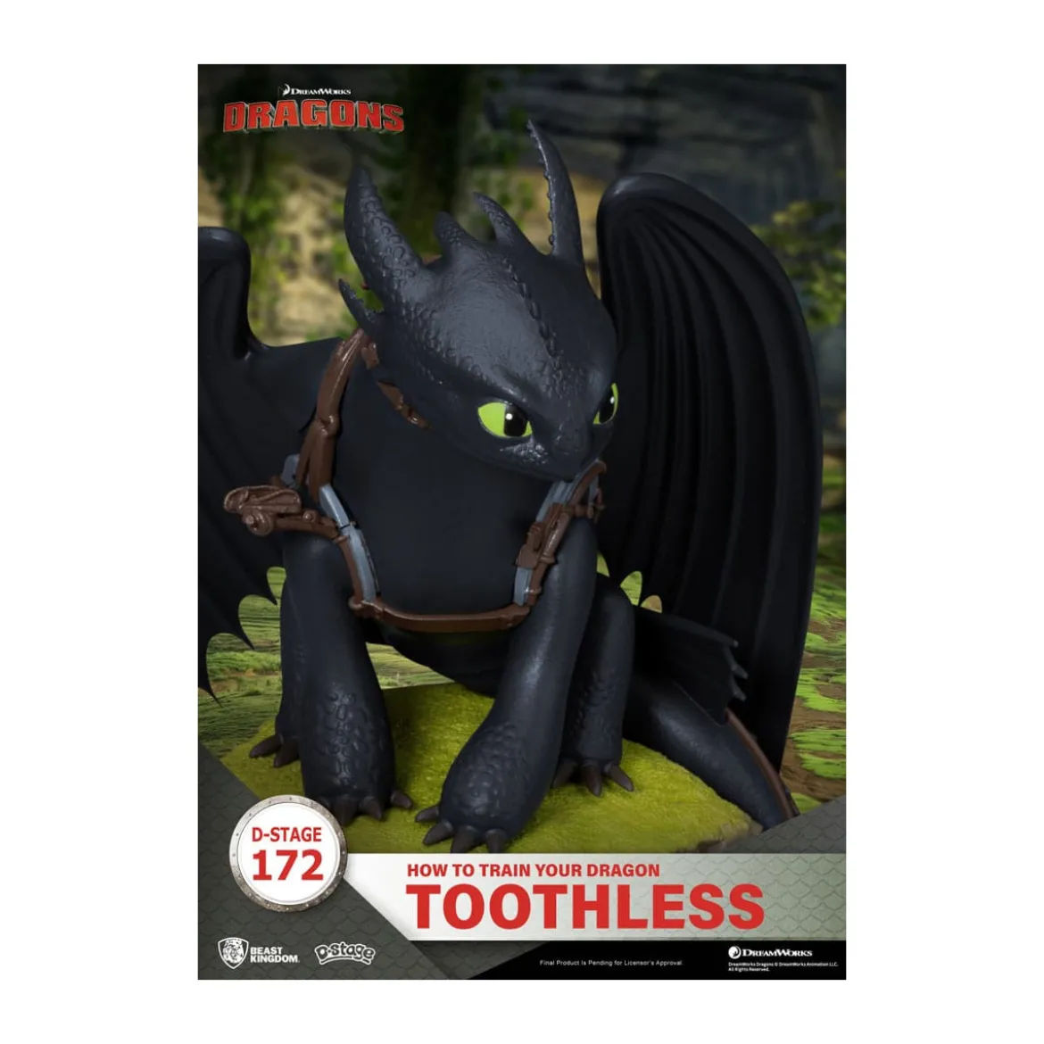 Beast Kingdom How to train your Dragon - Toothless- D-Stage