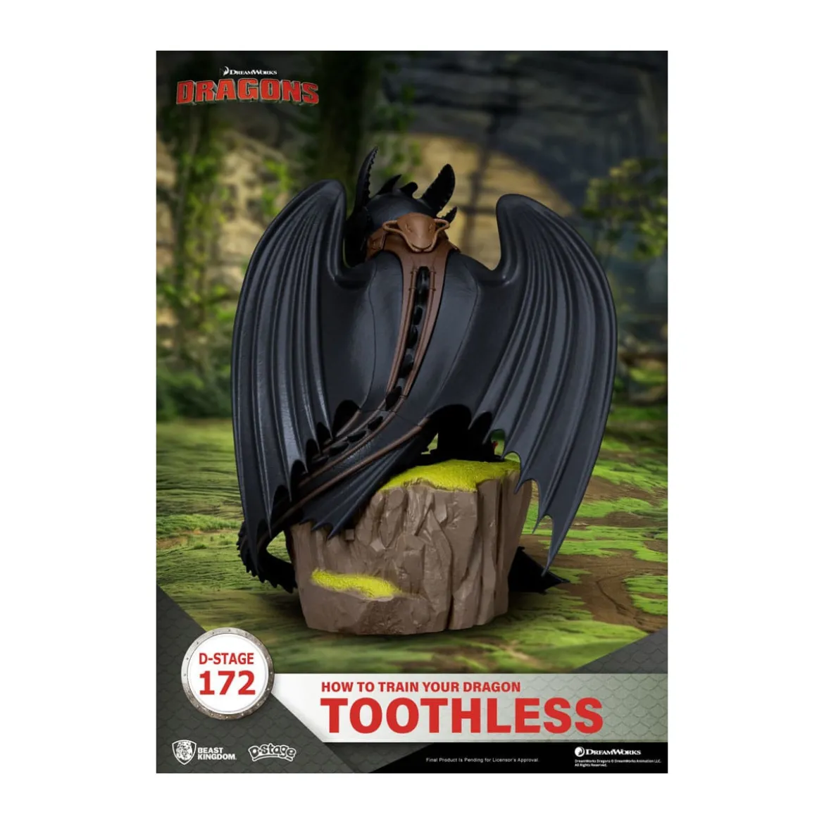 Beast Kingdom How to train your Dragon - Toothless- D-Stage