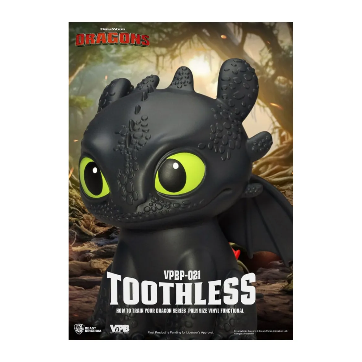 Beast Kingdom - How to Train your Dragon - Piggy Bank tirelire Krokmou - Toothless
