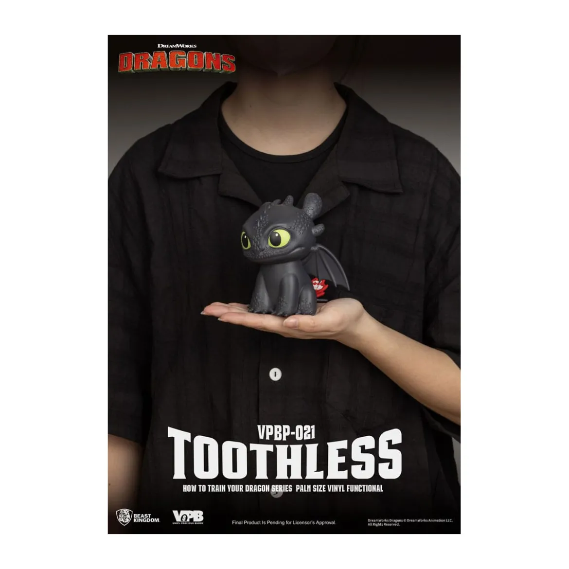 Beast Kingdom - How to Train your Dragon - Piggy Bank tirelire Krokmou - Toothless