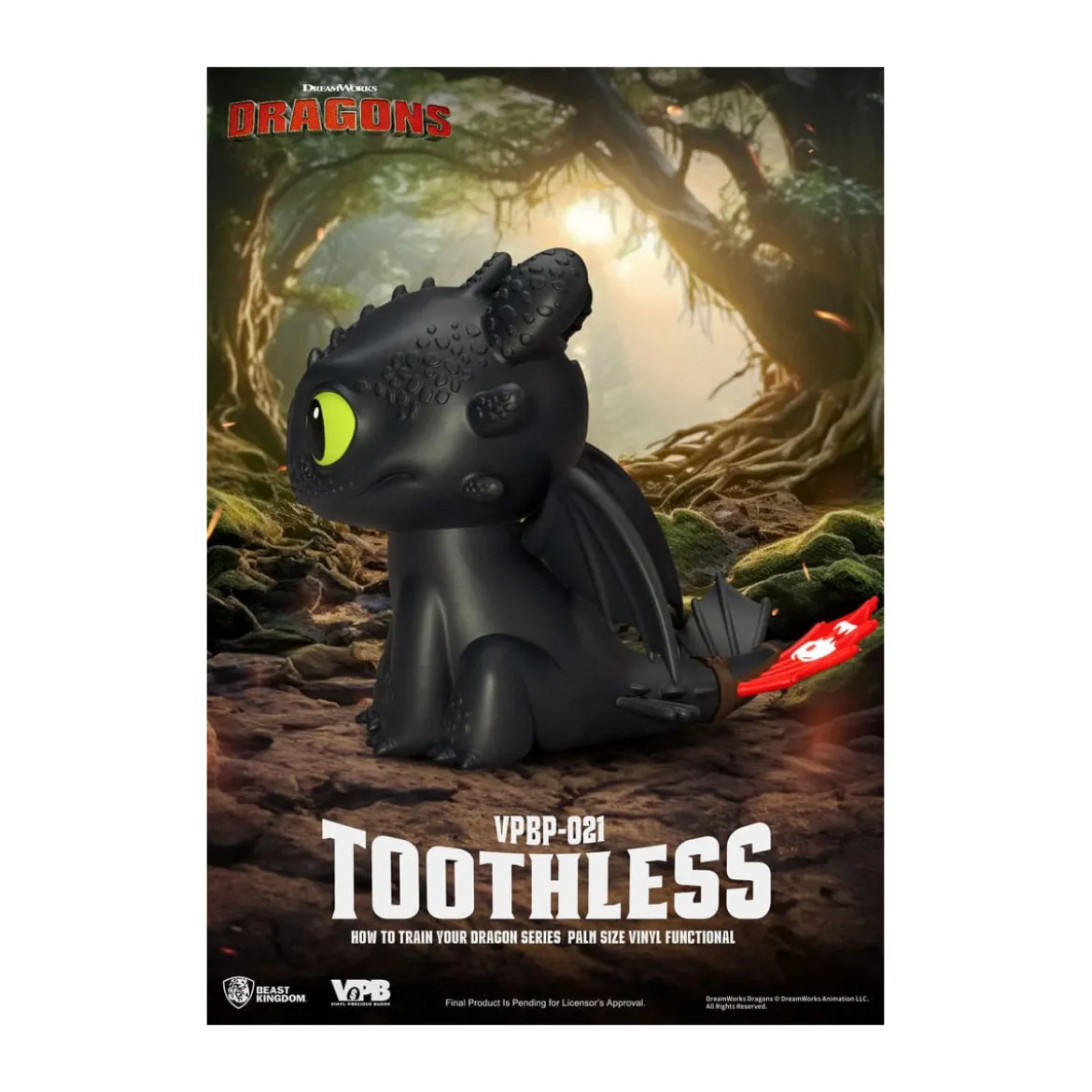 Beast Kingdom - How to Train your Dragon - Piggy Bank tirelire Krokmou - Toothless