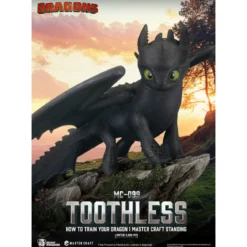 Beast Kingdom - How to Train your Dragon 1 - Mastercraft Standing Toothless - Krokmou