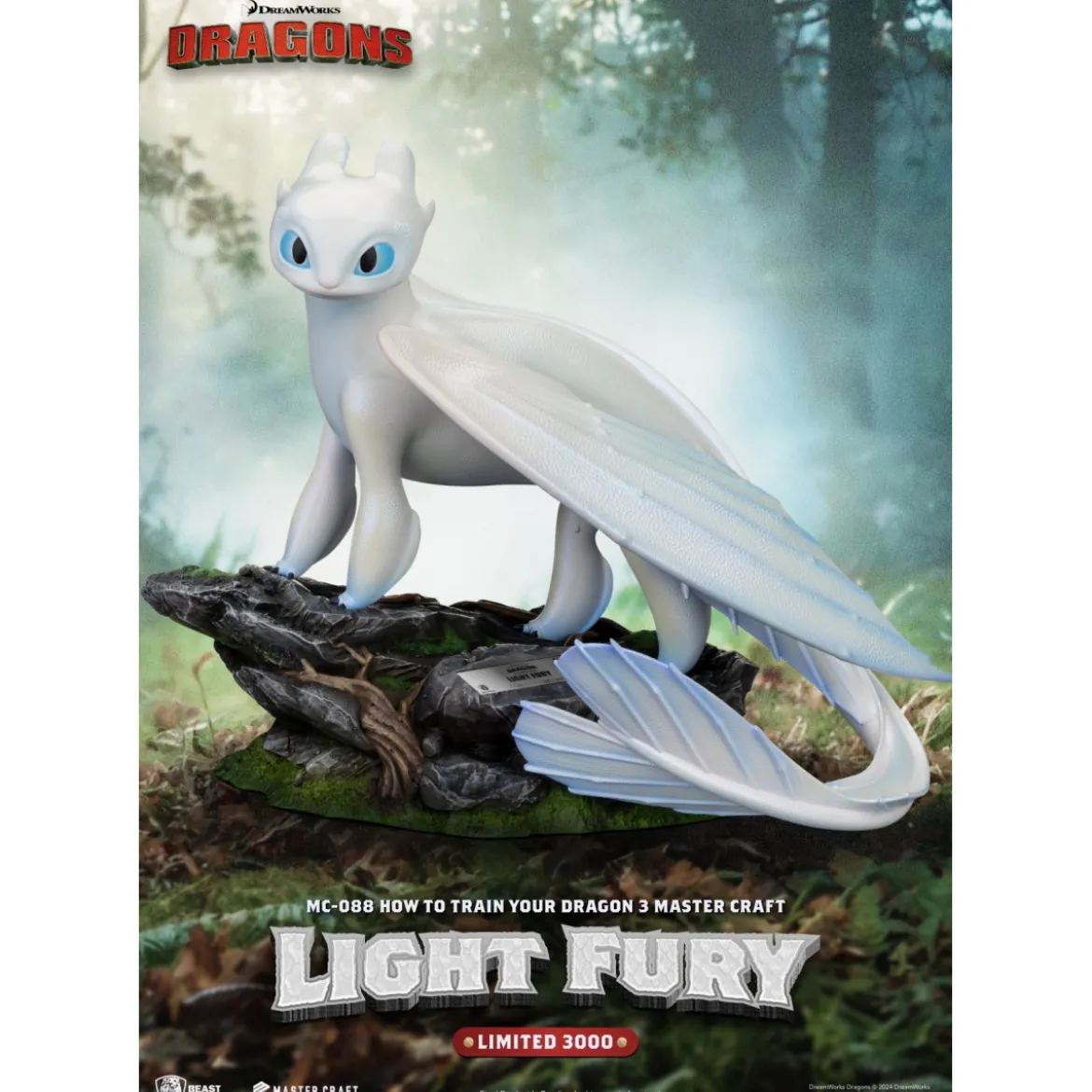 Beast Kingdom - How to Train your Dragon Light Fury Master Craft
