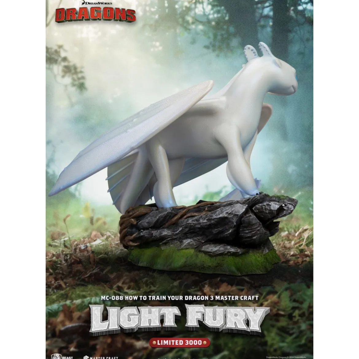 Beast Kingdom - How to Train your Dragon Light Fury Master Craft