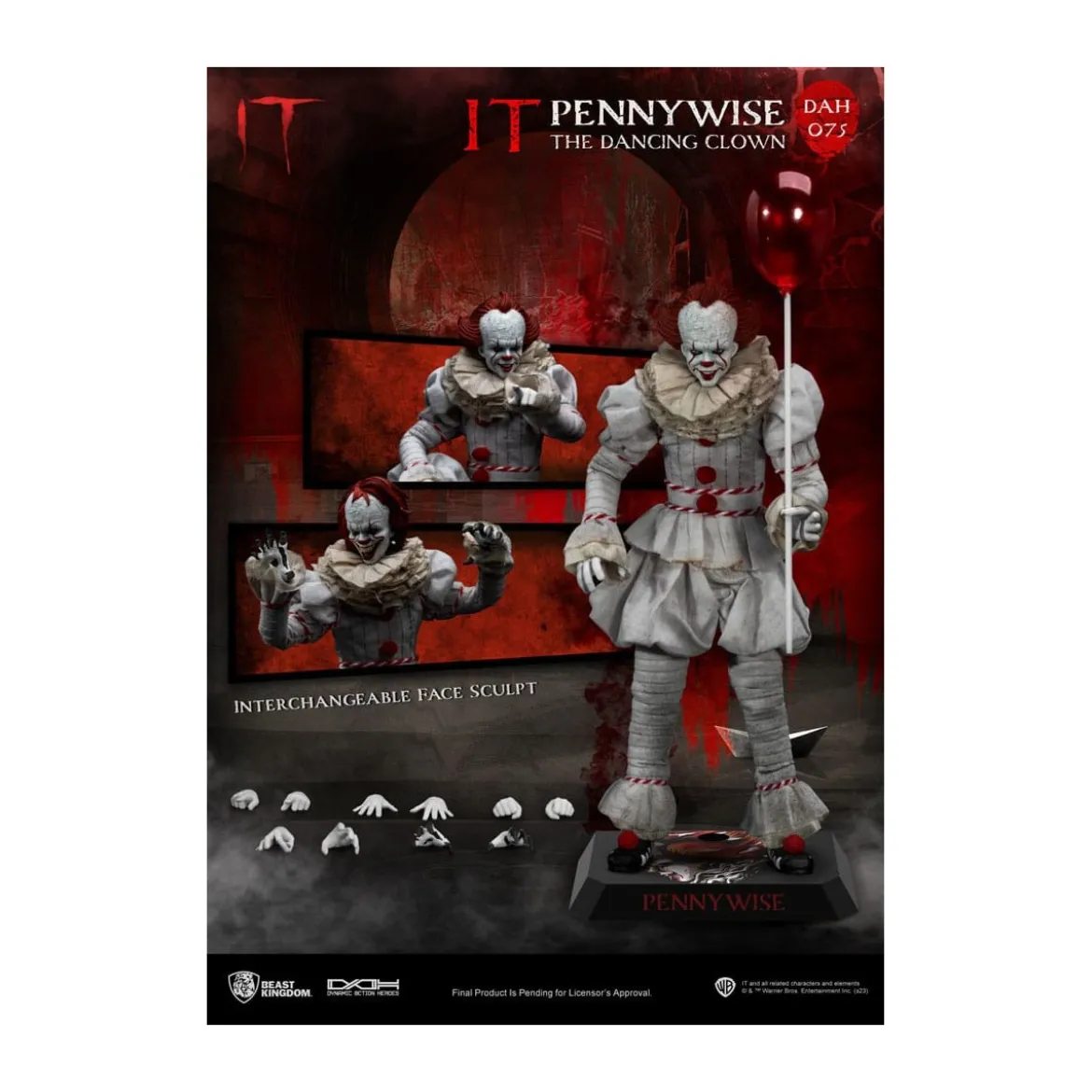 Beast Kingdom - IT - Pennywise Dynamic Action Heroes 1/9
