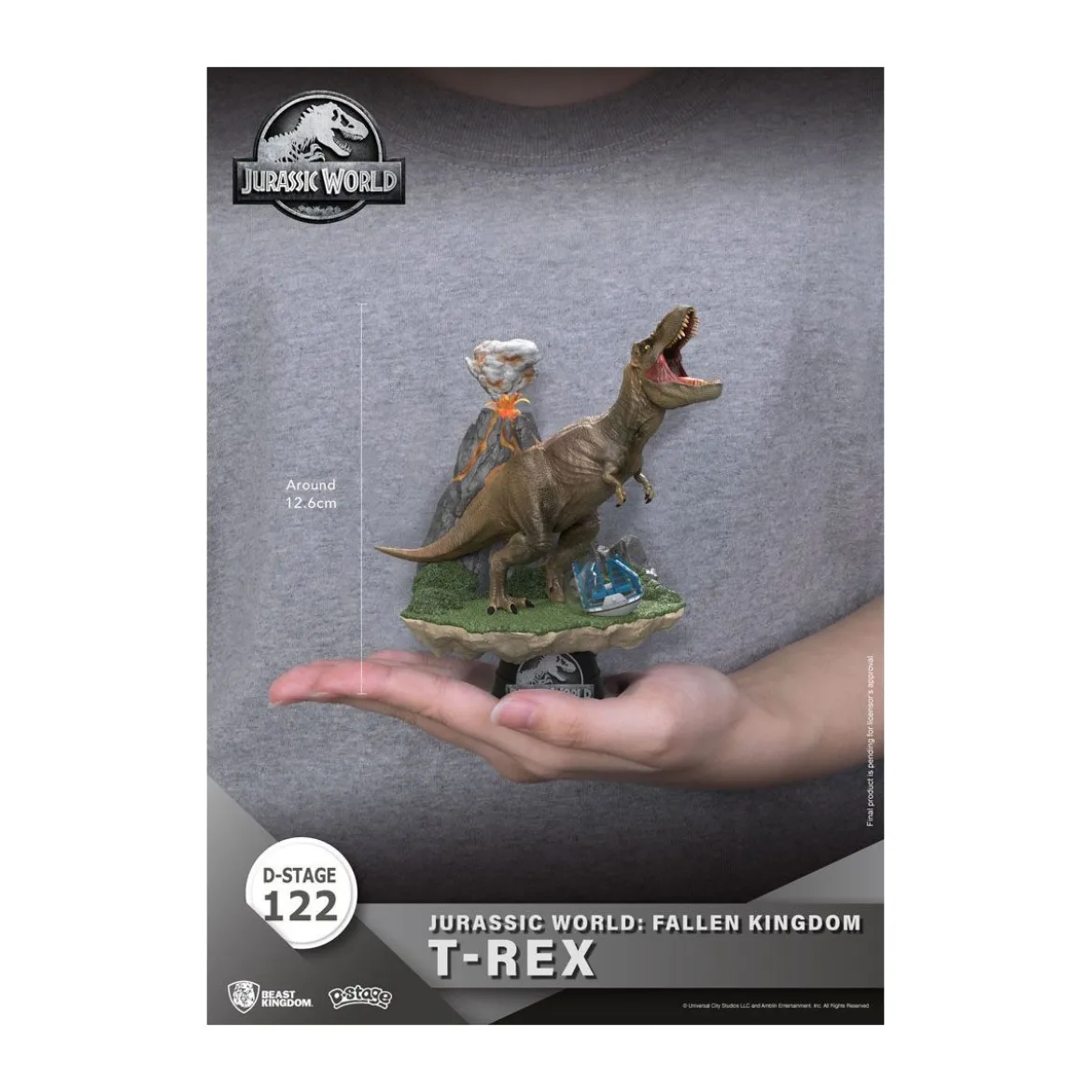 Beast Kingdom Jurassic World: Falling Kingdom diorama - T-REX - PVC D-Stage Iconic Movie Scene