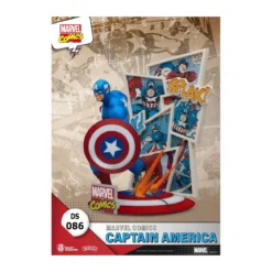 Beast Kingdom Marvel Comics Diorama PVC - Captain America D-Stage