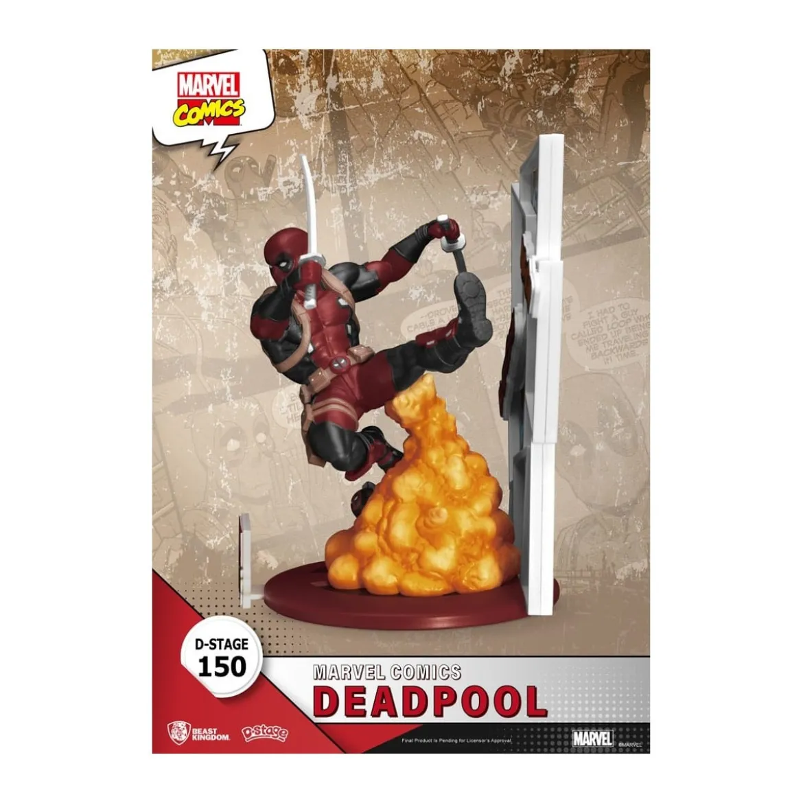 Beast Kingdom Marvel Comics Diorama PVC - Deadpool D-Stage