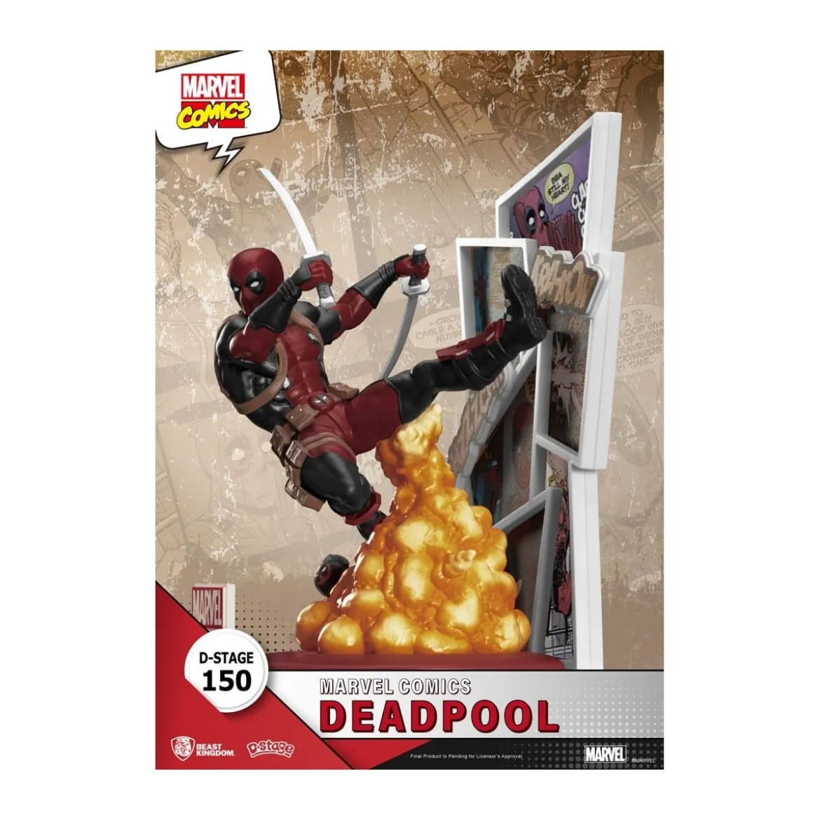 Beast Kingdom Marvel Comics Diorama PVC - Deadpool D-Stage