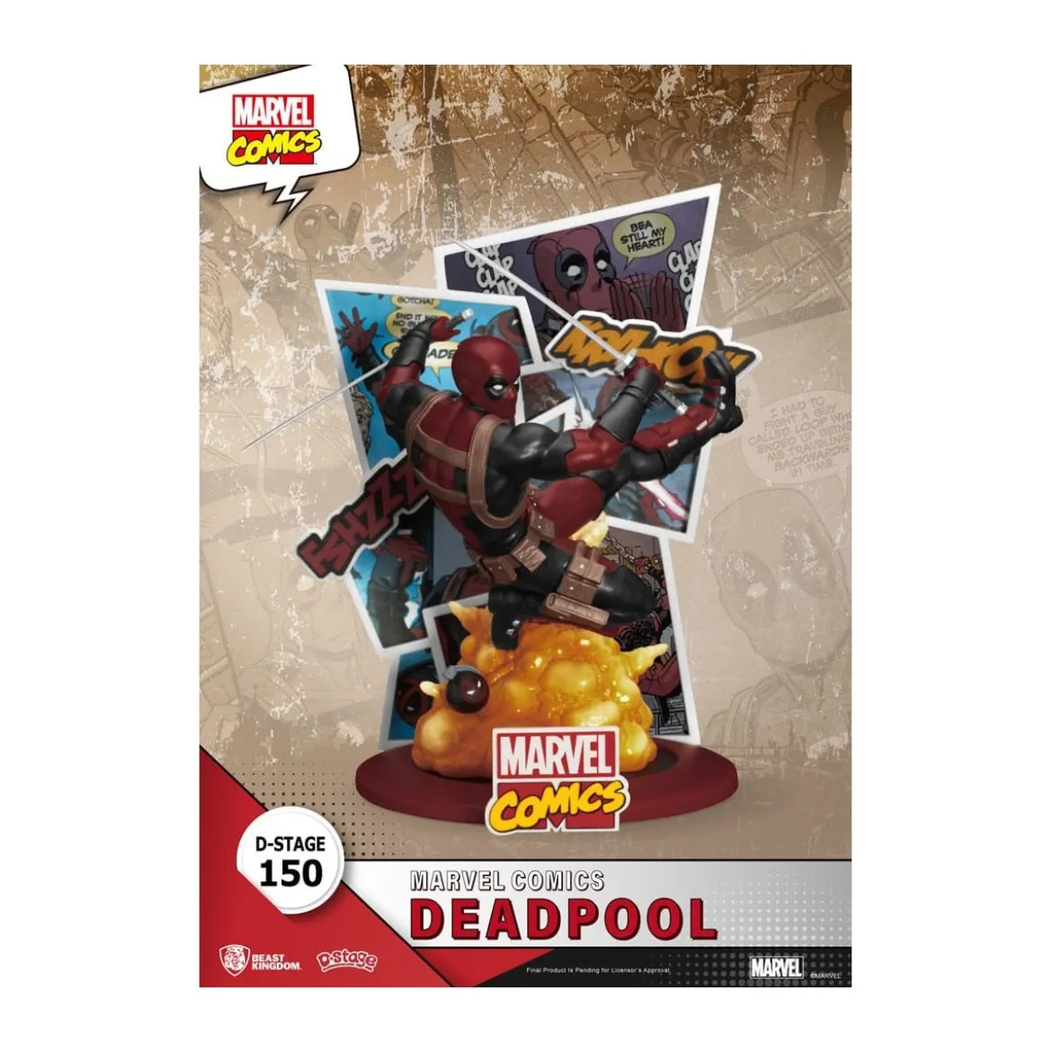Beast Kingdom Marvel Comics Diorama PVC - Deadpool D-Stage