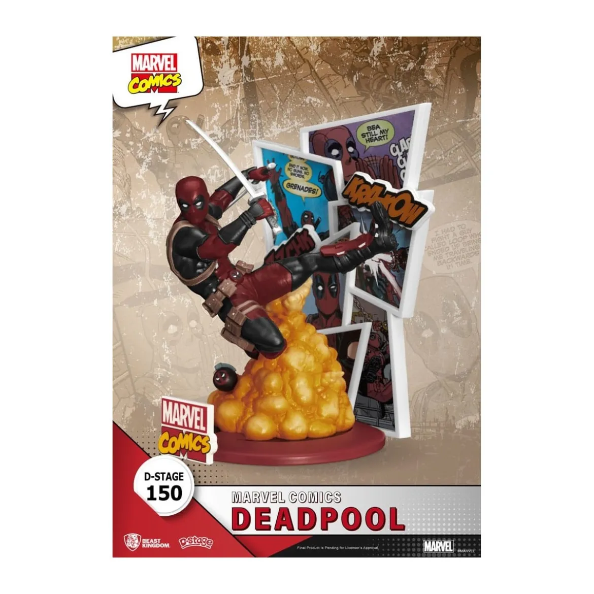 Beast Kingdom Marvel Comics Diorama PVC - Deadpool D-Stage