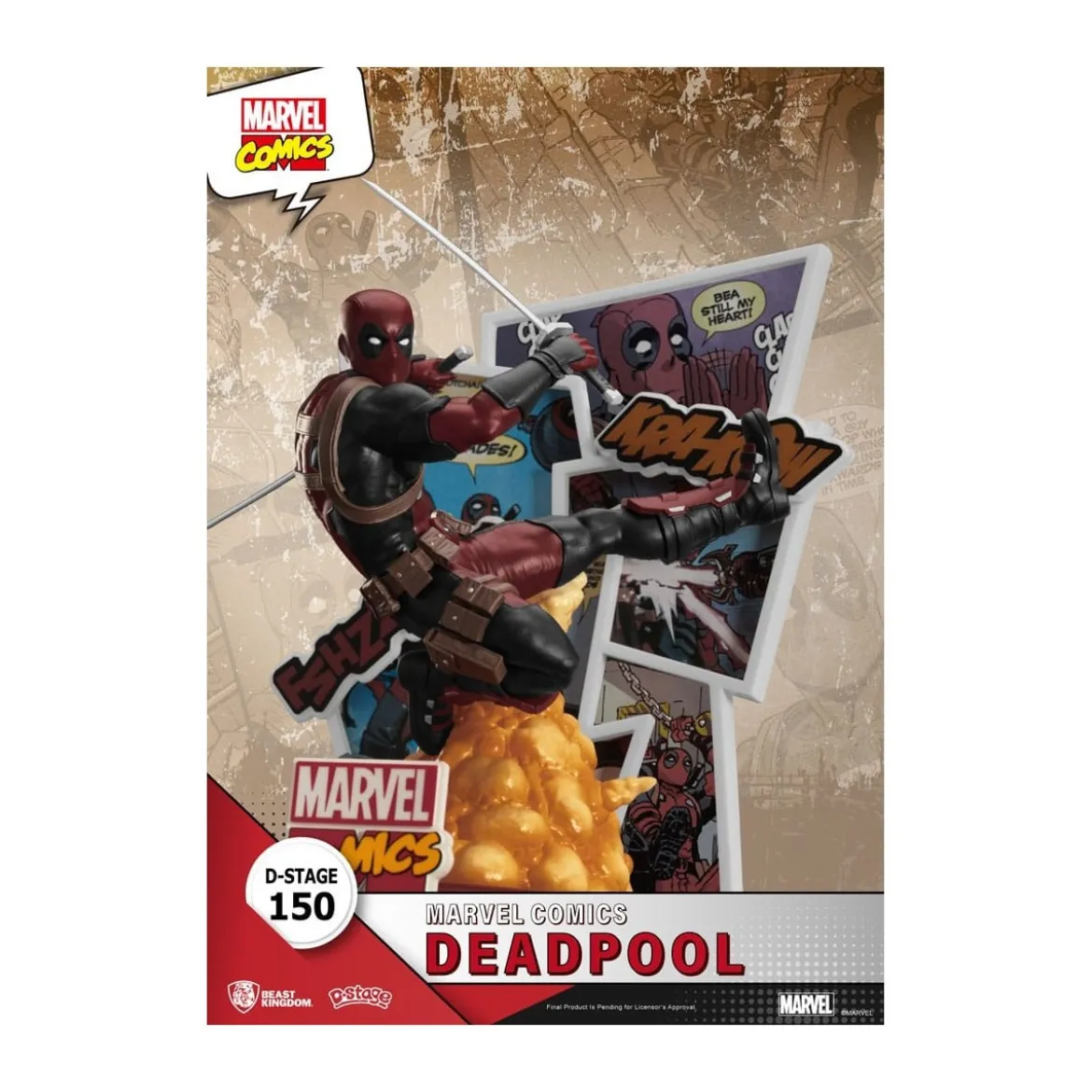 Beast Kingdom Marvel Comics Diorama PVC - Deadpool D-Stage