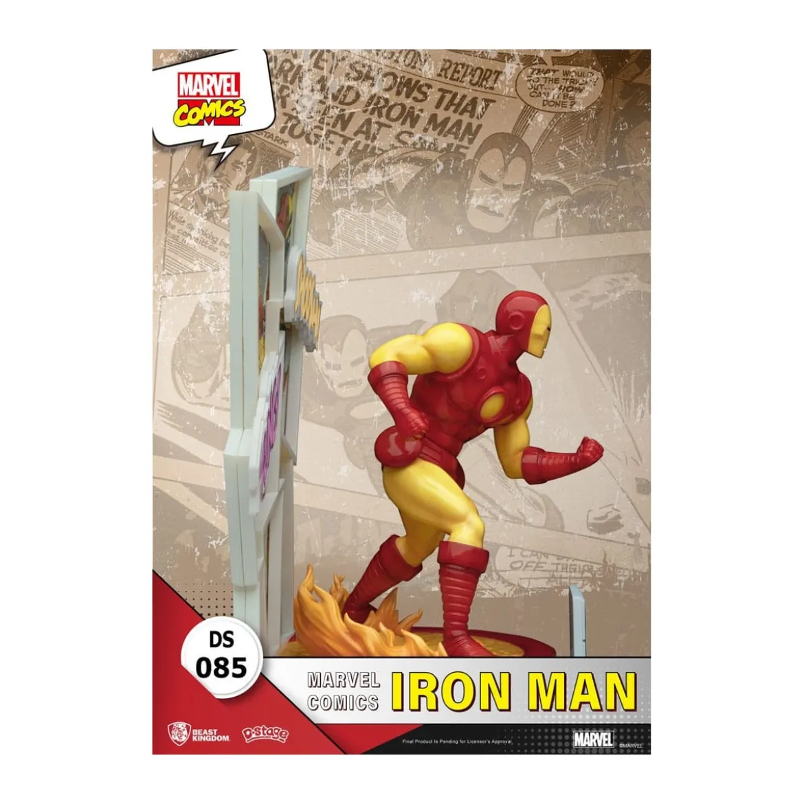 Beast Kingdom Marvel Comics Diorama PVC - Iron Man D-Stage
