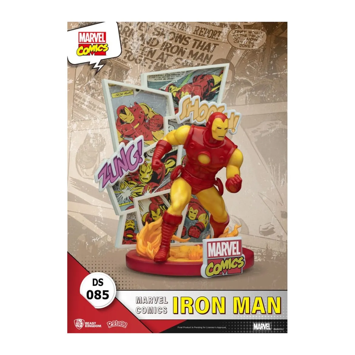 Beast Kingdom Marvel Comics Diorama PVC - Iron Man D-Stage
