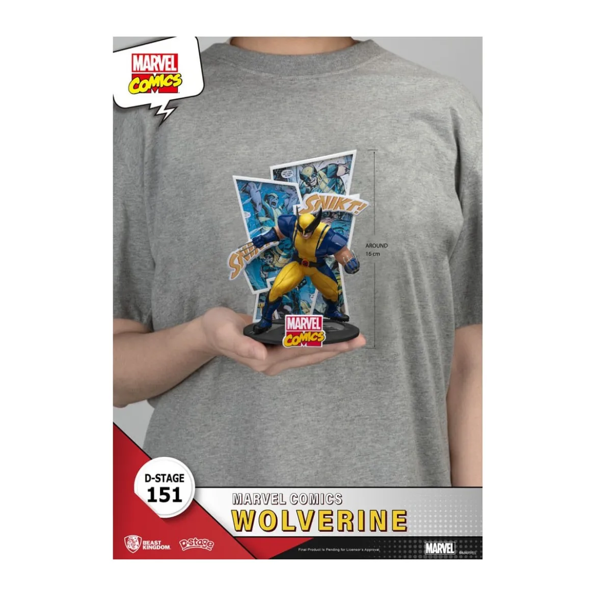 Beast Kingdom Marvel Comics Diorama PVC - Wolverine D-Stage