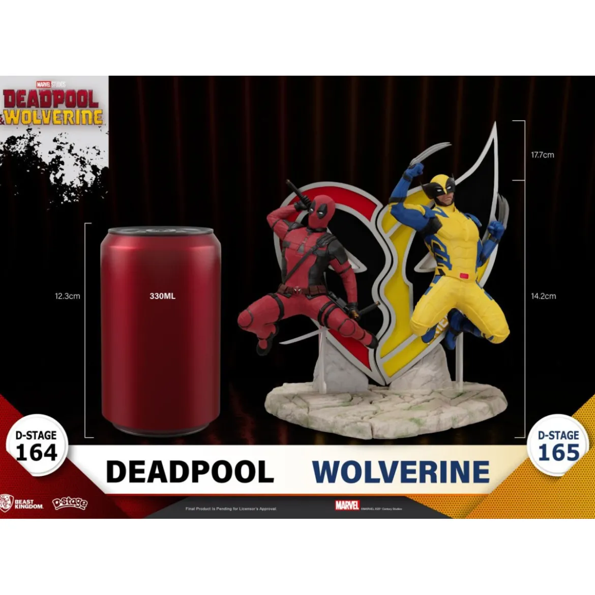 Beast Kingdom Marvel Diorama PVC - Deadpool & Wolverine - Wolverine D-Stage