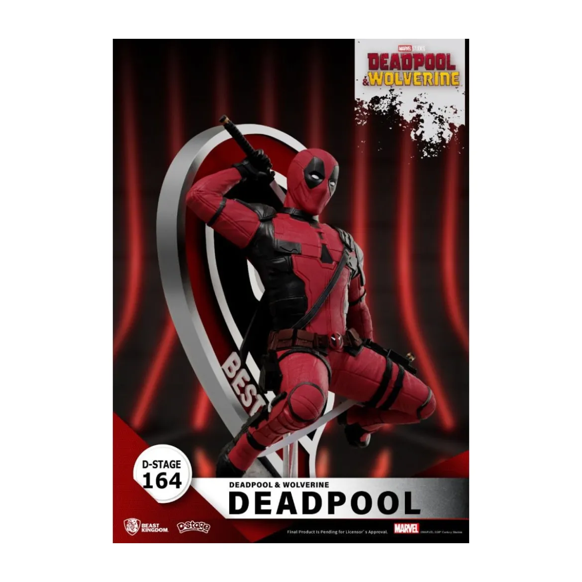 Beast Kingdom Marvel Diorama PVC - Deadpool & Wolverine - Deadpool D-Stage