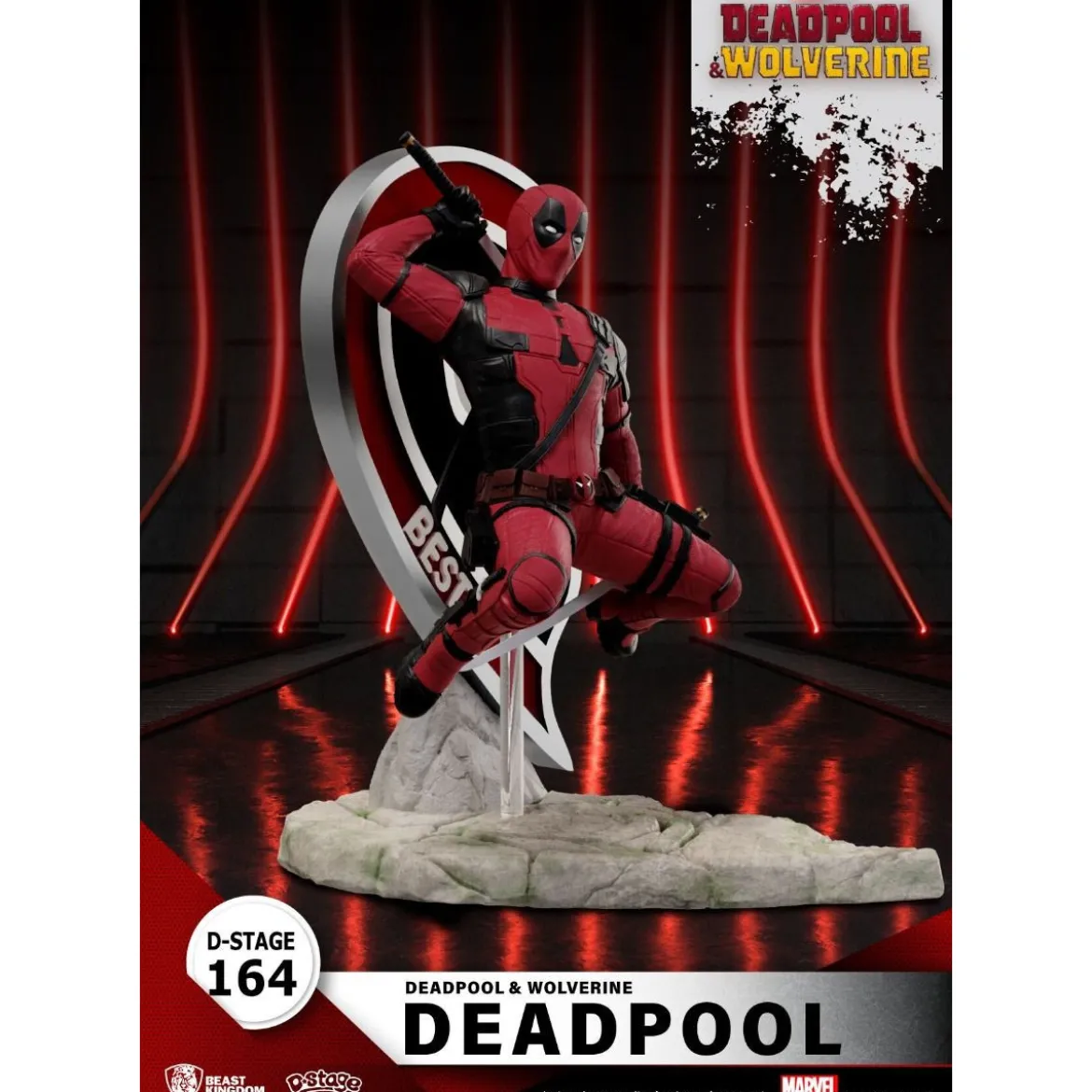 Beast Kingdom Marvel Diorama PVC - Deadpool & Wolverine - Deadpool D-Stage