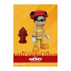 Beast Kingdom - Mickey & Friends - Mickey Fireman Ver. figurine Dynamic Action Heroes 1/9