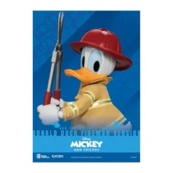 Beast Kingdom - Mickey & Friends - Donald Duck Fireman Ver. figurine Dynamic Action Heroes 1/9