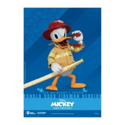 Beast Kingdom - Mickey & Friends - Donald Duck Fireman Ver. figurine Dynamic Action Heroes 1/9