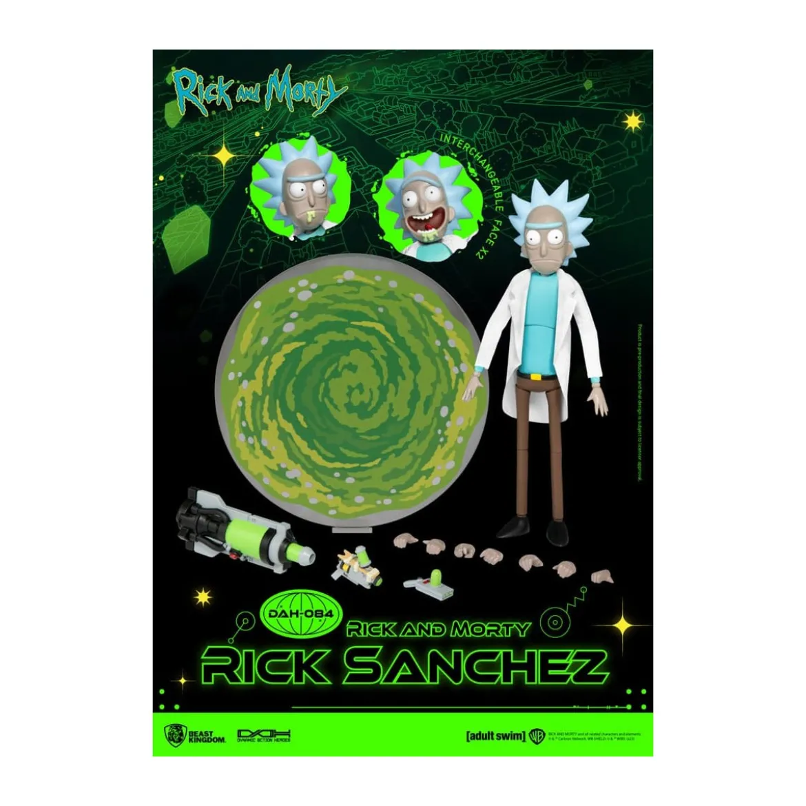 Beast Kingdom - Rick and Morty - Rick Sanchez Dynamic Action Heroes