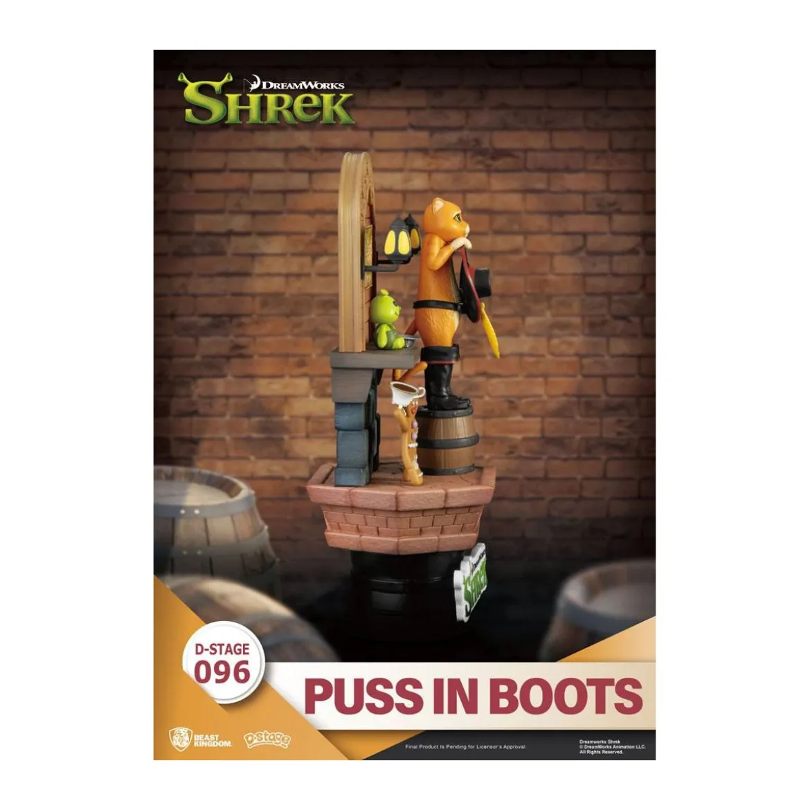Beast Kingdom Shrek Diorama - Puss in Boots PVC D-Stage