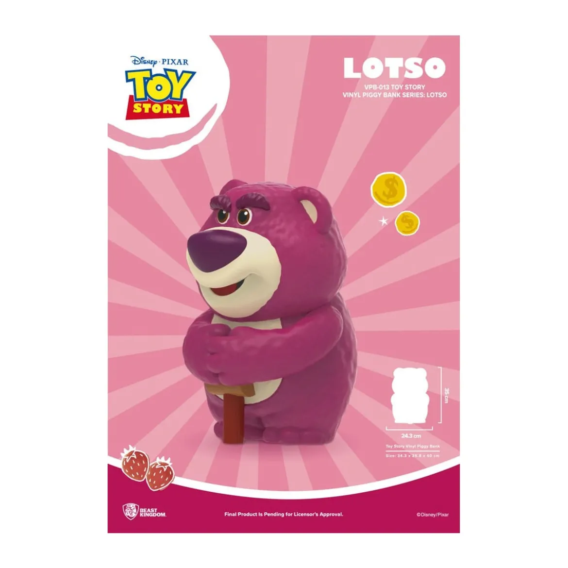 Beast Kingdom Tirelire geante Toy Story 3 - Lotso