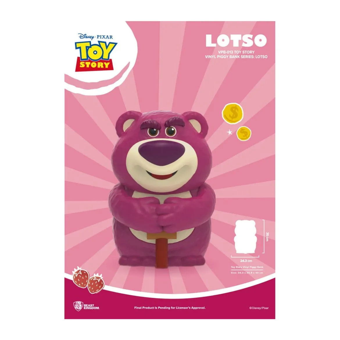 Beast Kingdom Tirelire geante Toy Story 3 - Lotso
