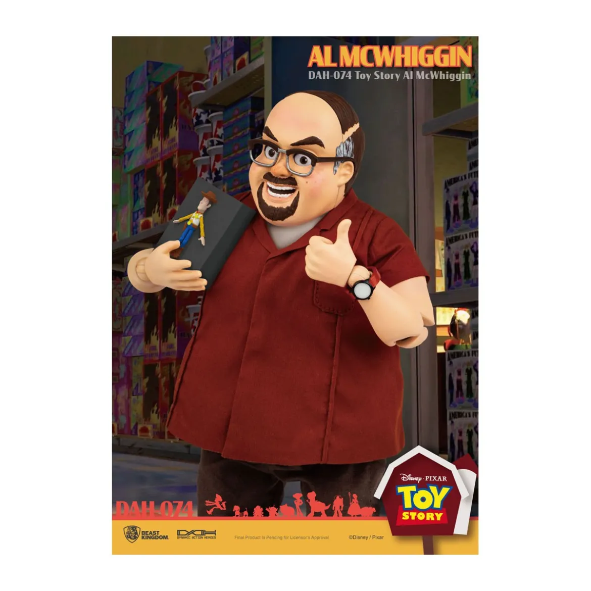Beast Kingdom - Toy Story 2 Al Mcwhiggn - figurine Dynamic Action Heroes 1/9