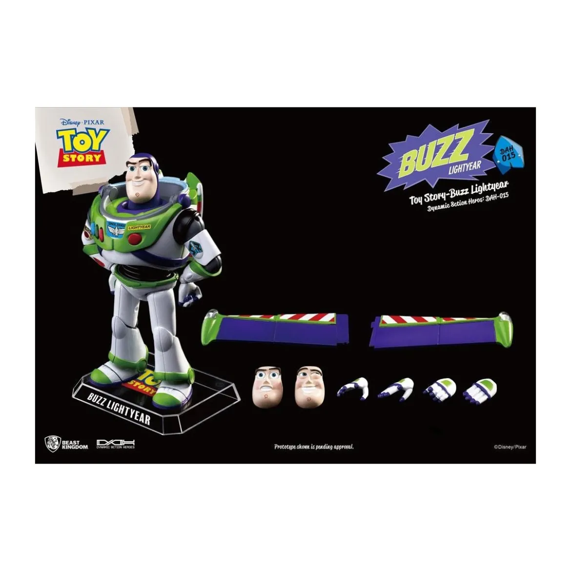 Beast Kingdom - Toy Story Buzz Lightyear - figurine Dynamic Action Heroes 1/9