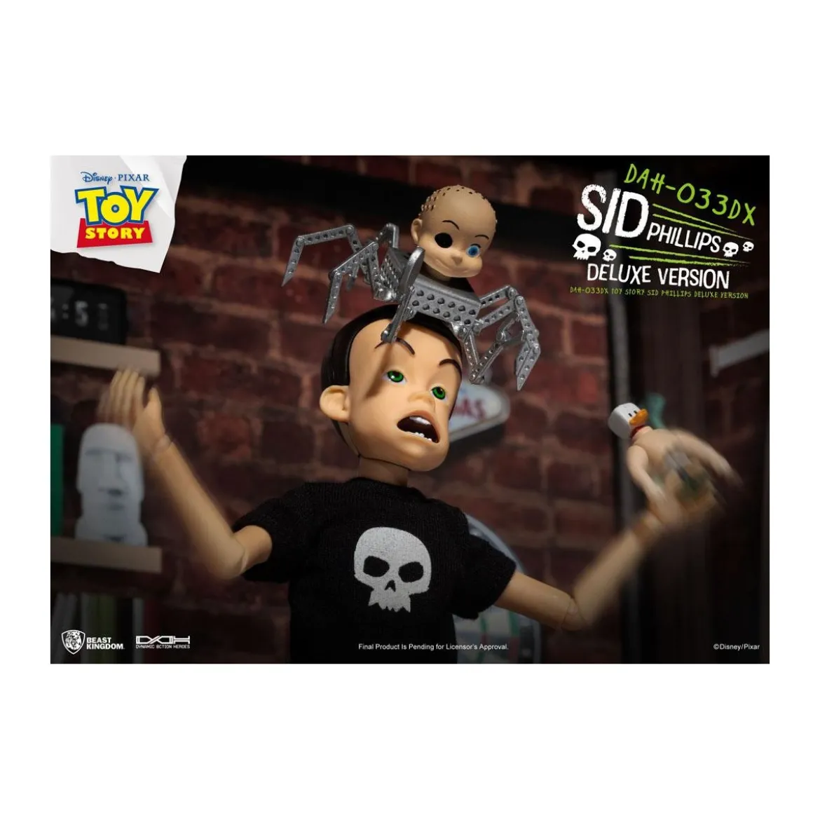 Beast Kingdom - Toy Story Sid Phillips Deluxe Version - Dynamic Action Heroes 1/9