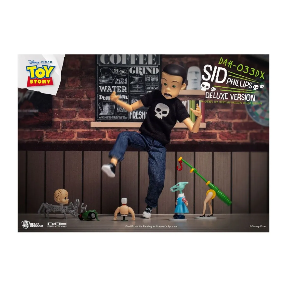 Beast Kingdom - Toy Story Sid Phillips Deluxe Version - Dynamic Action Heroes 1/9