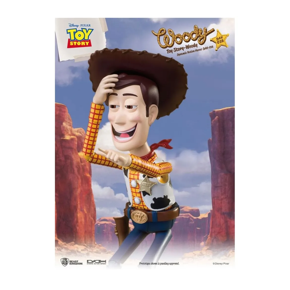 Beast Kingdom - Toy Story Woody - figurine Dynamic Action Heroes 1/9