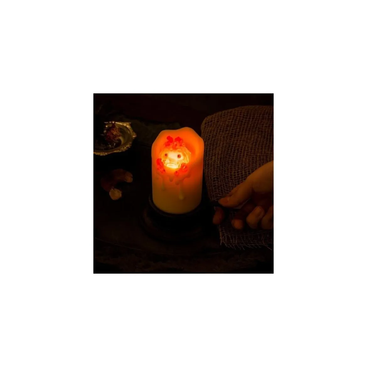 Benelic - Studio Ghibli Le Château Ambulant - Illuminated Calcifer & Candle
