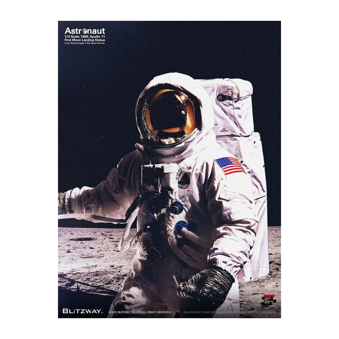 Blitzway - Astronaut Apollo 11 : LM-5 A7L ver. 1/4 - Hybrid Superb Scale