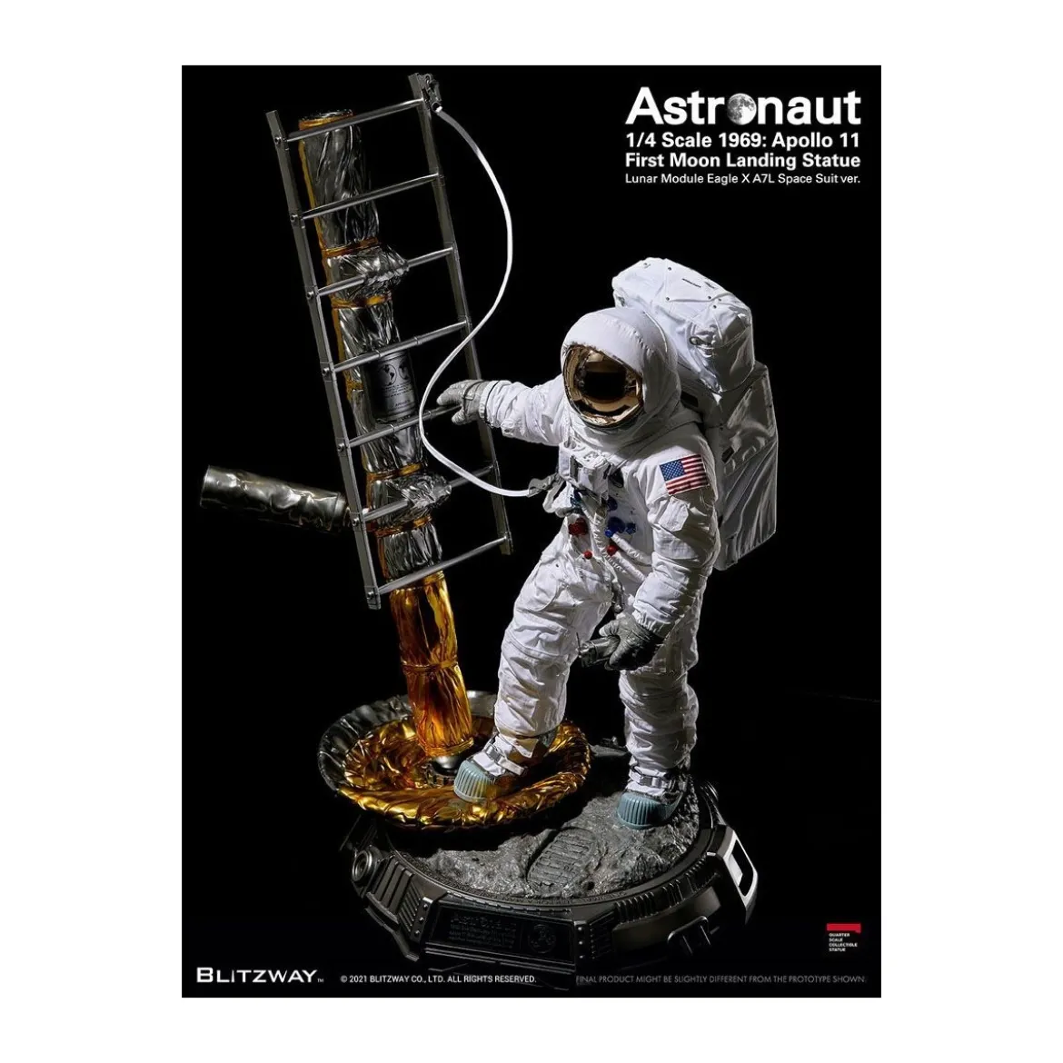 Blitzway - Astronaut Apollo 11 : LM-5 A7L ver. 1/4 - Hybrid Superb Scale
