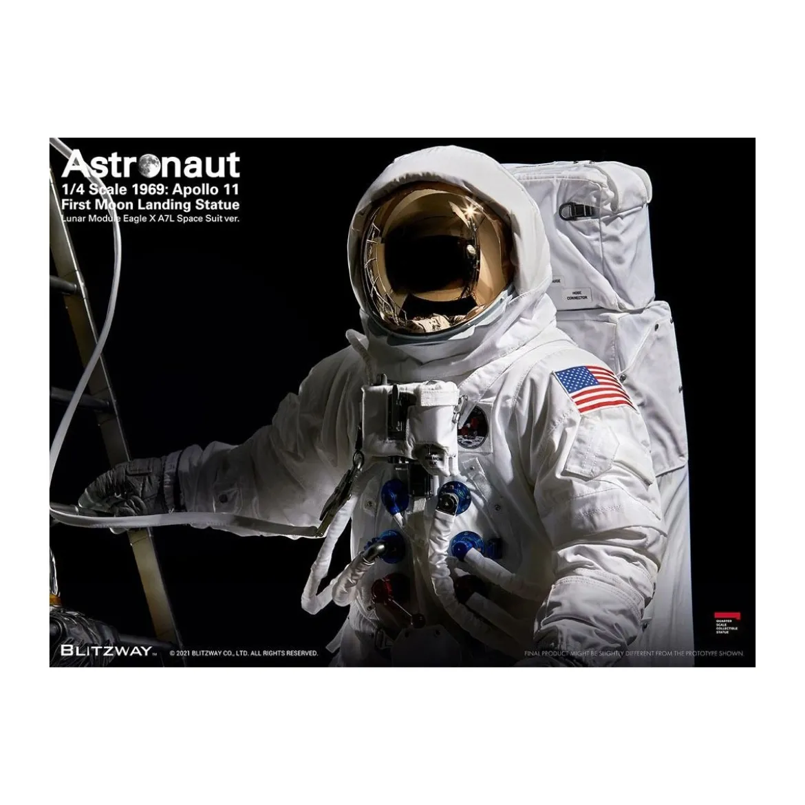 Blitzway - Astronaut Apollo 11 : LM-5 A7L ver. 1/4 - Hybrid Superb Scale